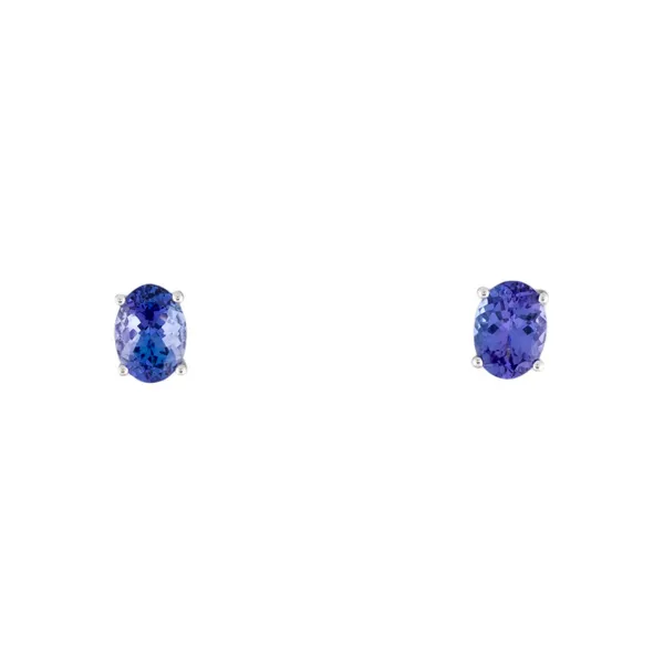 14Kt Yellow Tanzanite Baguette Earrings S&E Jewelers Depew, NY