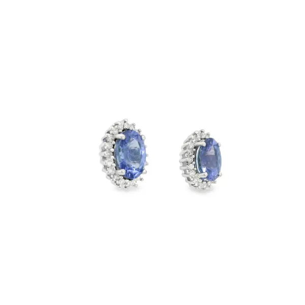 14KT Gold Tanzanites Earrings Image 2 S&E Jewelers Depew, NY