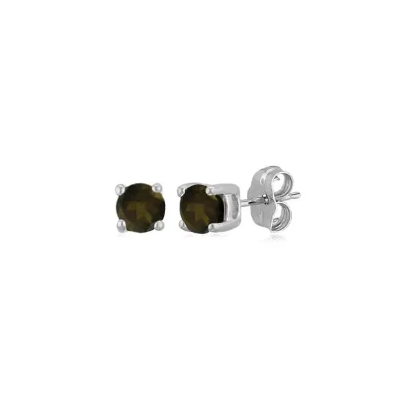 14KT Gold Smokey Quartz Earrings S&E Jewelers Depew, NY