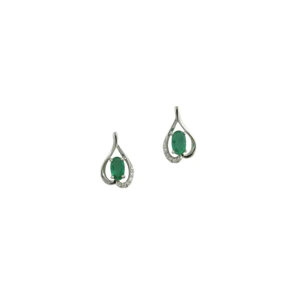 14KT White Earrings S&E Jewelers Depew, NY