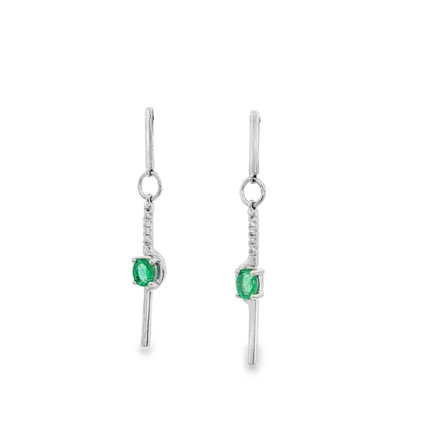 14KT White Earrings Image 2 S&E Jewelers Depew, NY