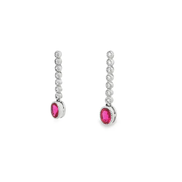 14KT White Earrings Image 2 S&E Jewelers Depew, NY