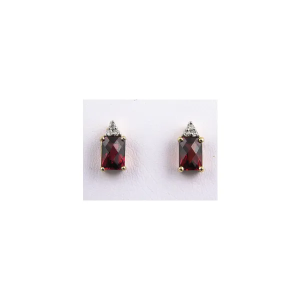 14KT White Gold Colored Stone Earrings S&E Jewelers Depew, NY