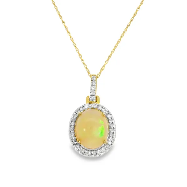 14KT Gold Opal Pendant S&E Jewelers Depew, NY