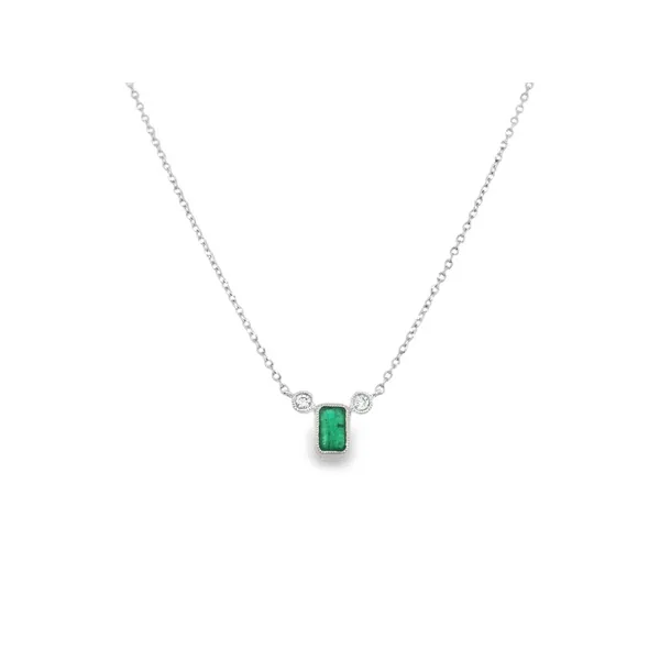 14KT Gold Emerald Necklace S&E Jewelers Depew, NY