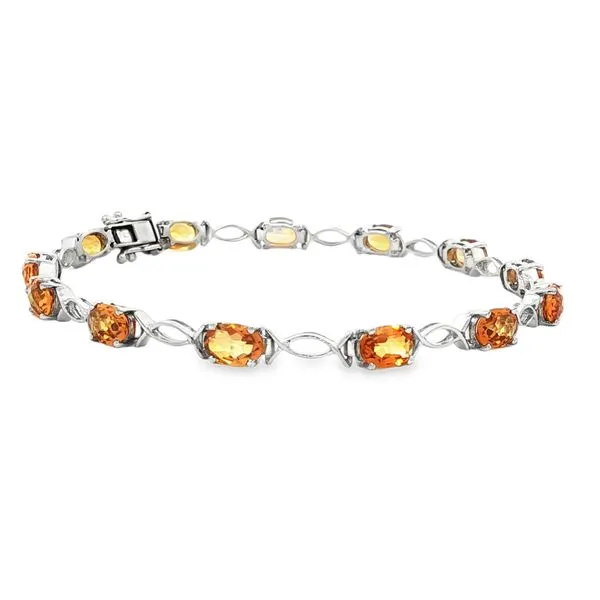 Sterling Silver White Bracelet Image 3 S&E Jewelers Depew, NY