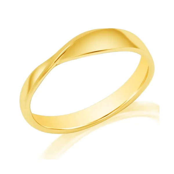 14K Yellow Gold Twist Fit Wedding Band S&E Jewelers Depew, NY