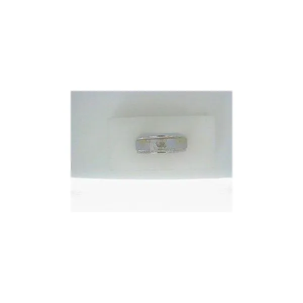 10Kt White Gold Men's Hammered Wedding Band S&E Jewelers Depew, NY