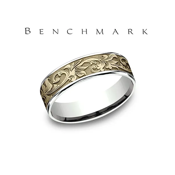 14K White Gold Men's Wedding Band S&E Jewelers Depew, NY