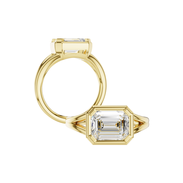 14K Yellow Gold Semi Mount Image 2 S&E Jewelers Depew, NY
