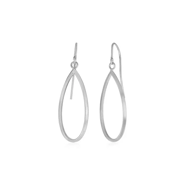 14Kt White Gold Drop Earrings S&E Jewelers Depew, NY