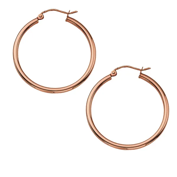 14KT Gold Medium Hoop Earrings S&E Jewelers Depew, NY