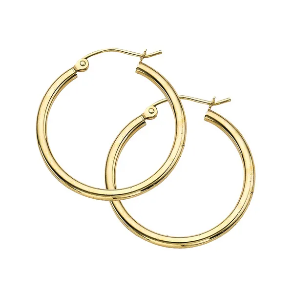 10Kt Gold Medium Hoop Earrings S&E Jewelers Depew, NY