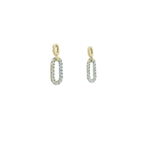 14Kt Gold Diamond Earrings Image 2 S&E Jewelers Depew, NY