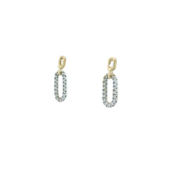 14Kt Gold Diamond Earrings Image 3 S&E Jewelers Depew, NY