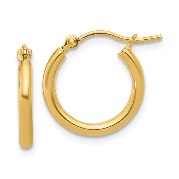 10Kt Yellow Gold Hoop Earrings S&E Jewelers Depew, NY