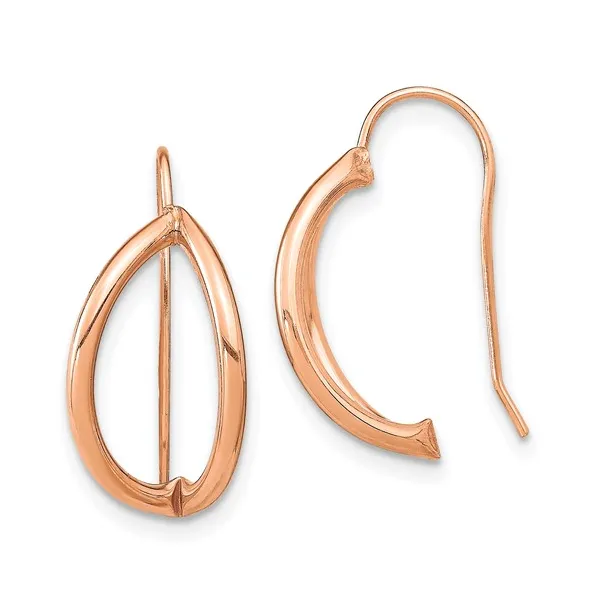 14Kt Rose Gold French Wire Earrings S&E Jewelers Depew, NY