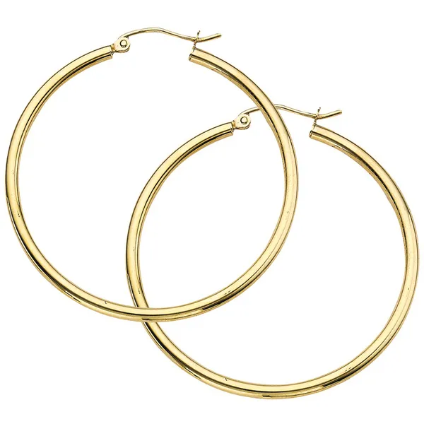 10Kt Yellow Gold Large Hoop Earrings S&E Jewelers Depew, NY