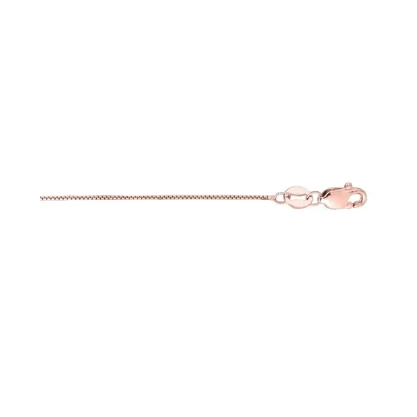 10Kt Rose Gold Box Chain S&E Jewelers Depew, NY