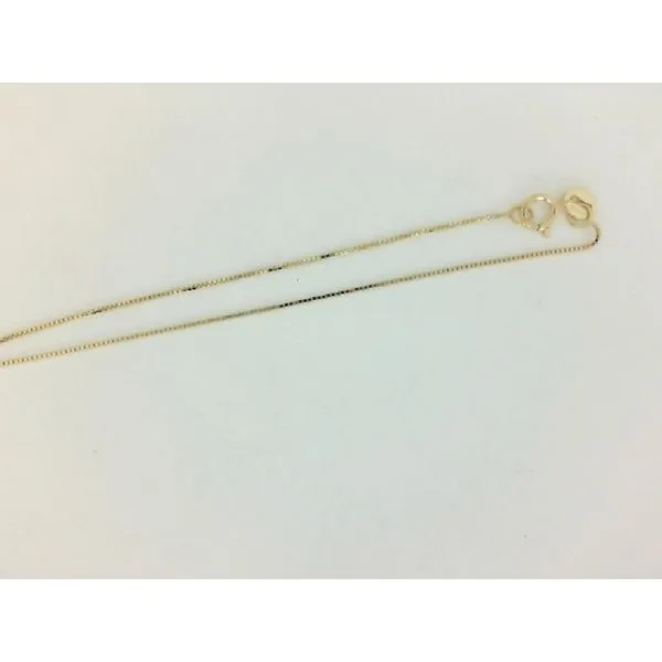 14Kt Yellow Gold Box Chain S&E Jewelers Depew, NY