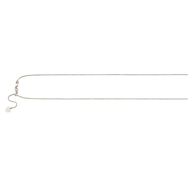 14Kt White Gold Box Chain S&E Jewelers Depew, NY