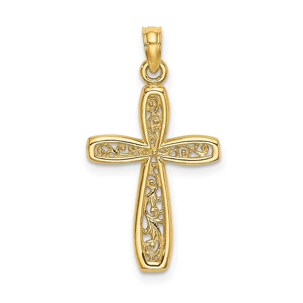 10Kt Yellow Gold Cross Charm similar item image