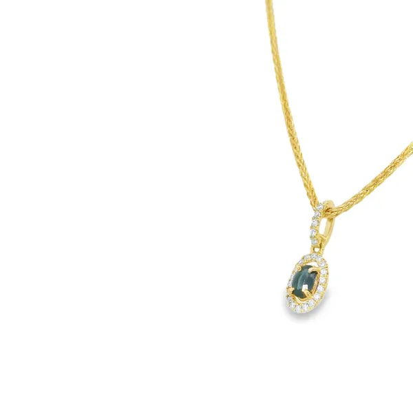 Diamond 14KT Gold Semi-Mount Pendants w/possible other stones Image 3 S&E Jewelers Depew, NY