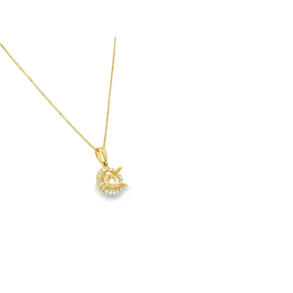 14KT Gold Diamond Semi-Mount Pendants w/possible other stones Image 2 S&E Jewelers Depew, NY
