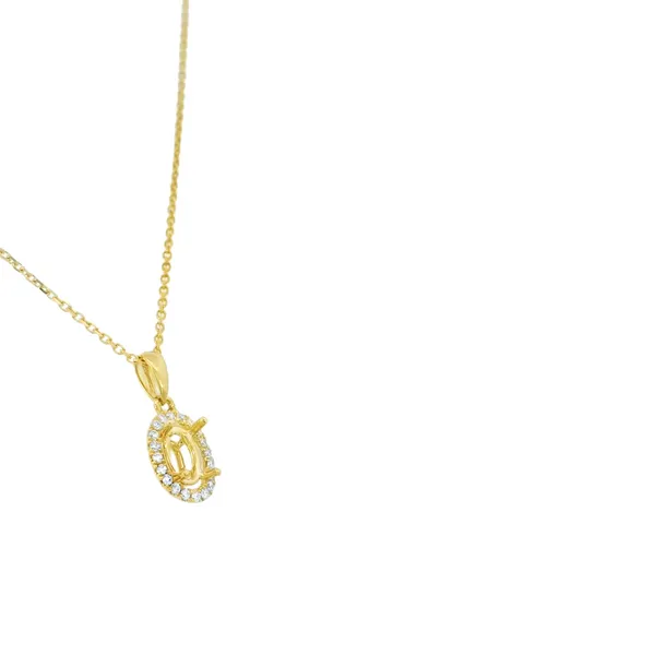 14KT Gold Diamond Semi-Mount Pendants w/possible other stones Image 2 S&E Jewelers Depew, NY