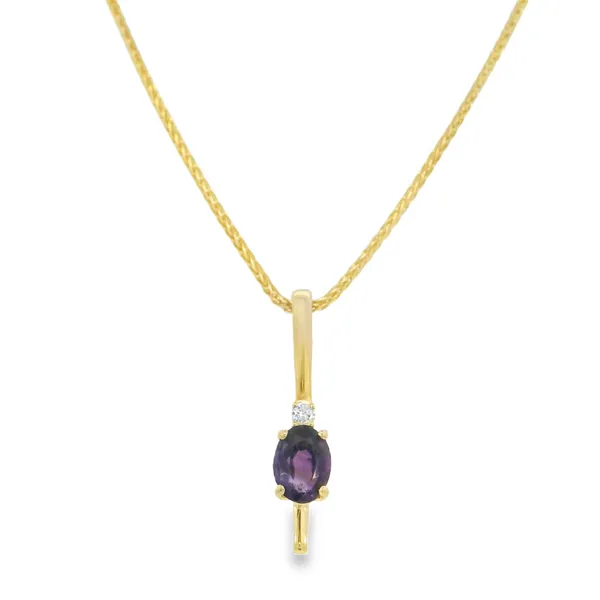 14K Yellow Gold Diamond Semi-Mount Pendant S&E Jewelers Depew, NY