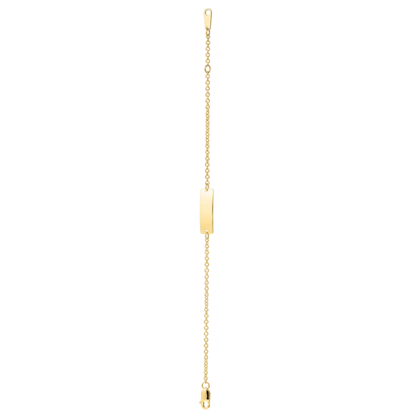 14KT Yellow Gold Childs ID Bracelet