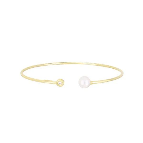 14KT Gold Pearl Bracelet S&E Jewelers Depew, NY