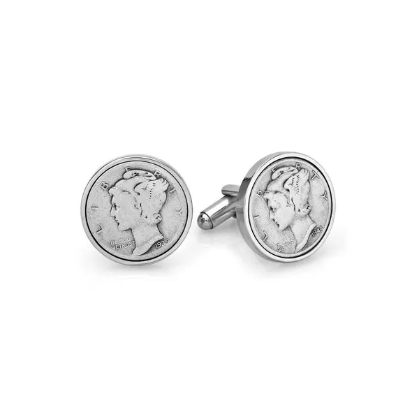 White Unisex Jewelry Cufflinks