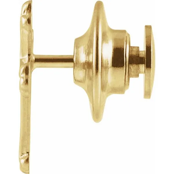 14Kt Yellow Gold Cross Lapel Pin Image 2 S&E Jewelers Depew, NY