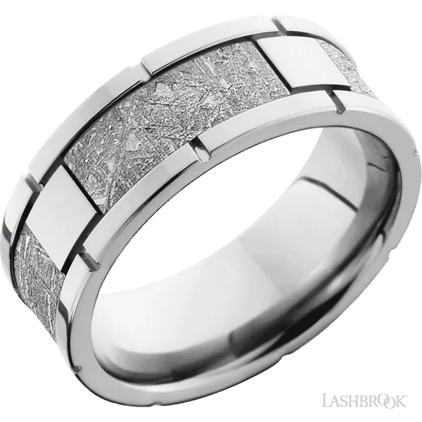 Cobalt Chrome Meteorite Wedding Band S&E Jewelers Depew, NY