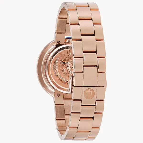 Rose Gold Bulova Women's Watch Image 2 S&E Jewelers Depew, NY