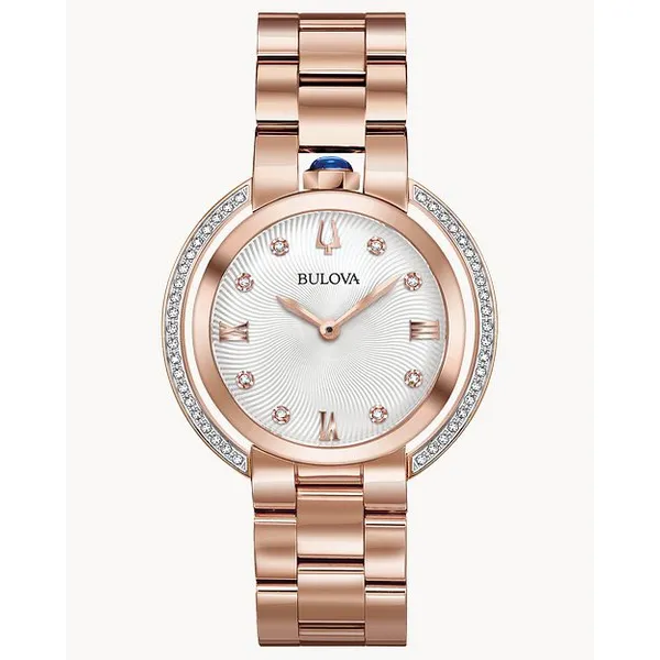 Rose Gold Bulova Women's Watch S&E Jewelers Depew, NY