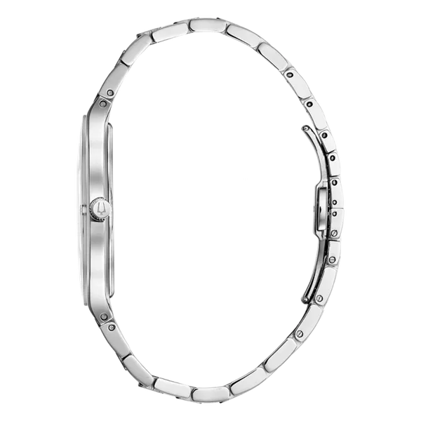 Men's Stainless Steel Bulova Millennia Watch Image 3 S&E Jewelers Depew, NY