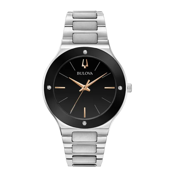 Men's Stainless Steel Bulova Millennia Watch S&E Jewelers Depew, NY