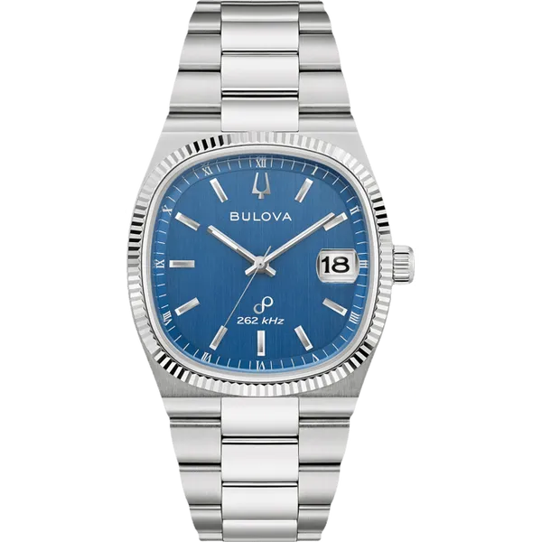 Bulova Stainless Steel Super Seville Men's Watch S&E Jewelers Depew, NY