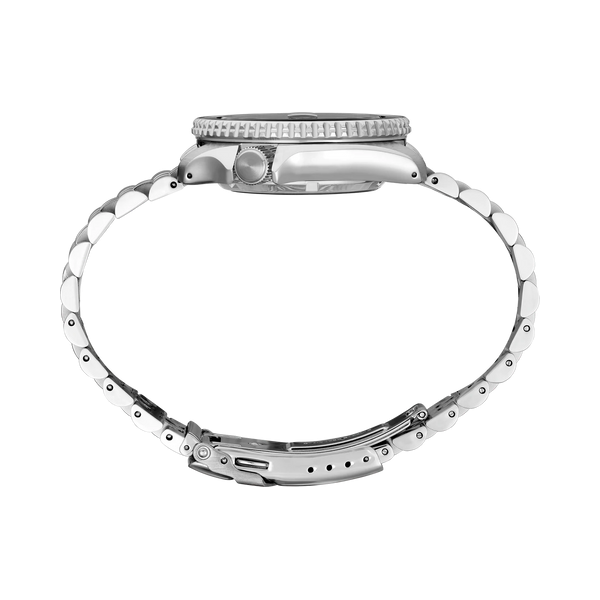 White Stainless Steel Men's Watch Image 3 S&E Jewelers Depew, NY