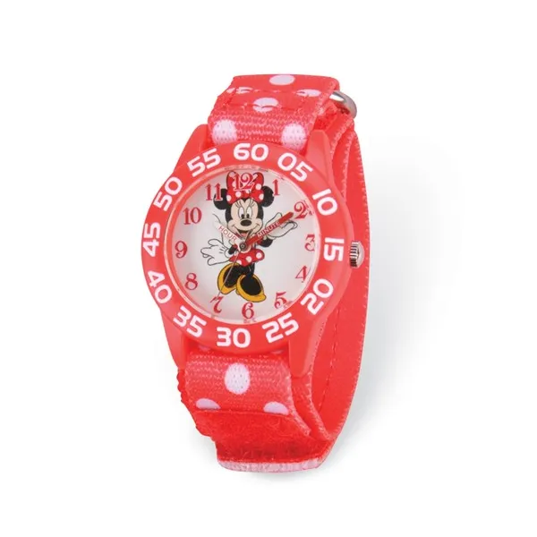 Minnie Mouse Red Velcro Time Teacher Watch S&E Jewelers Depew, NY