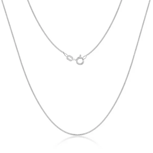 Sterling Silver Box Chain S&E Jewelers Depew, NY