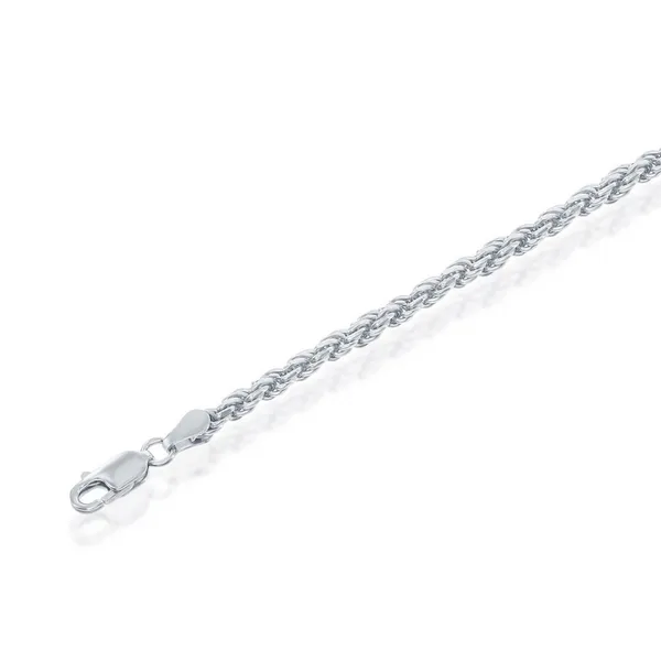 Sterling Silver Solid Rope Chain Image 2 S&E Jewelers Depew, NY