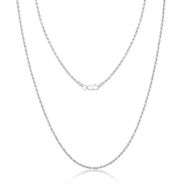 Sterling Silver 16" Rope Chain S&E Jewelers Depew, NY