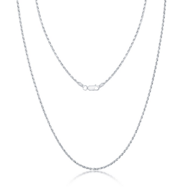 Sterling Silver 16" Rope Chain S&E Jewelers Depew, NY