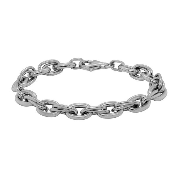 Sterling Silver Oval Link Bracelet S&E Jewelers Depew, NY