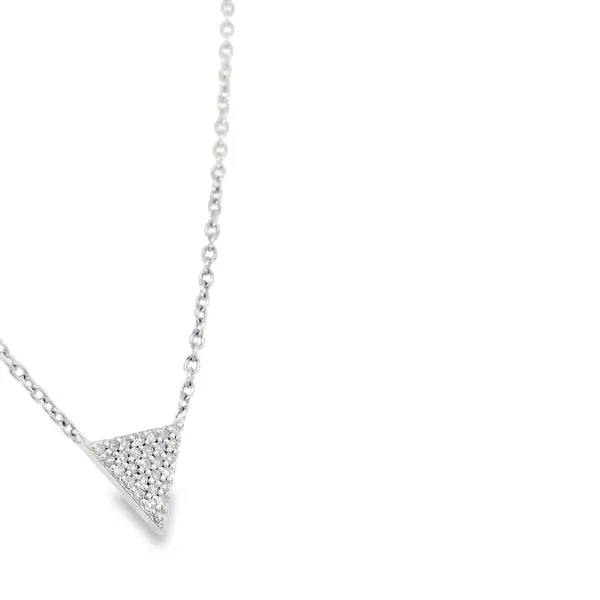 Sterling Silver Diamond Silver Necklace & Pendants Image 2 S&E Jewelers Depew, NY