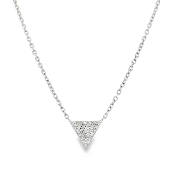 Diamond Sterling Silver Silver Necklace & Pendants S&E Jewelers Depew, NY
