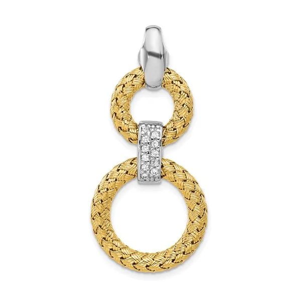 Sterling Silver Cubic Zirconium Silver Necklace & Pendants S&E Jewelers Depew, NY